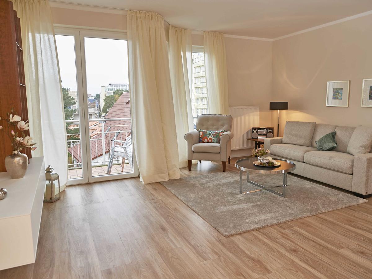 Residenz Bel Vital In Binz - Wg21 Mit Balkon Und Seitlichem Meerblick מראה חיצוני תמונה